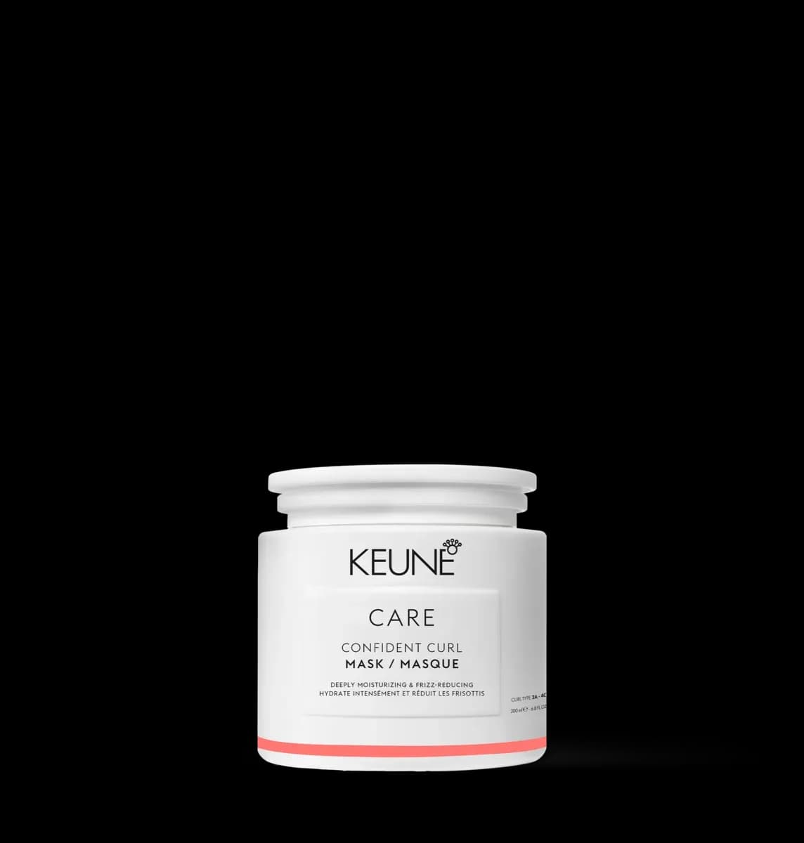 Keune Care Confident Curl Mask 200ml – deeply moisturising and frizz-reducing treatment for curly and wavy hair, defines and nourishes curls, available at Baileys Hairdressing