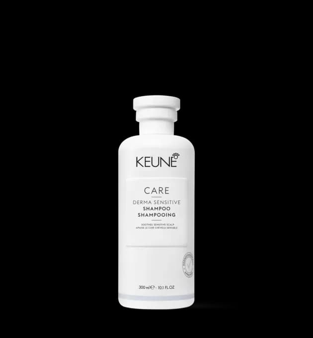 Keune Care Derma Sensitive Shampoo 300ml – calming shampoo for sensitive scalp and delicate skin, available at Baileys Hairdressing