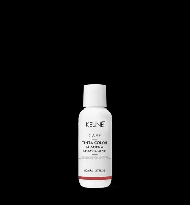Keune Care Tinta Color Shampoo 80ml Travel Size – gentle, sulphate-free shampoo for vibrant, long-lasting colour on the go, available at Baileys Hairdressing