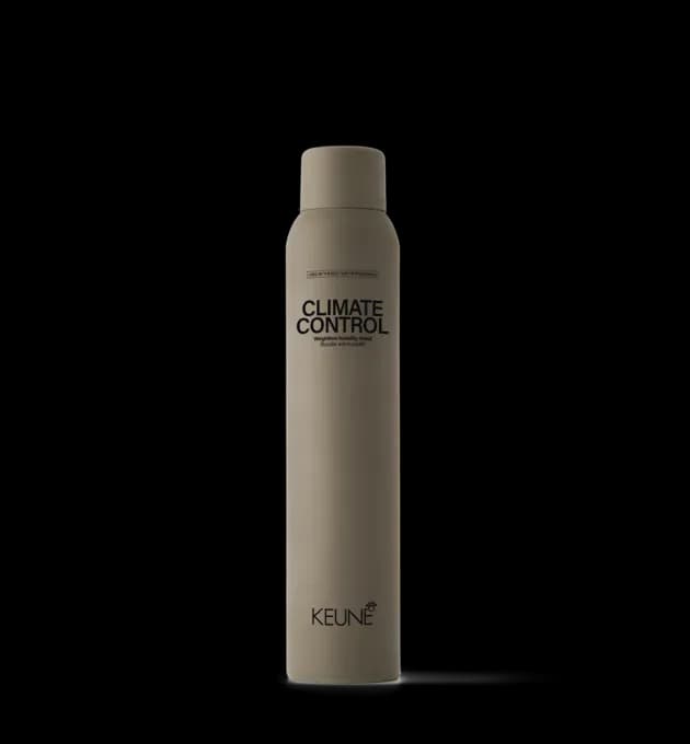Keune Style Climate Control 200ml – humidity-resistant spray for frizz-free, long-lasting hold and weather-proof styling, available at Baileys Hairdressing
