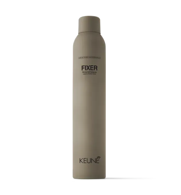 Keune Style Fixer Strong Hold Hairspray 300ml – long-lasting hold and humidity resistance for all-day style, available at Baileys Hairdressing