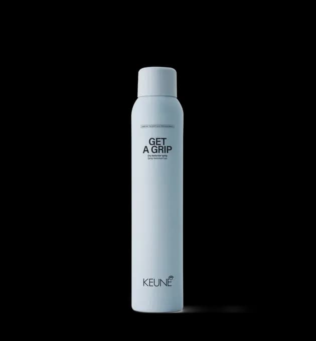 Keune Style Get A Grip Dry Texturizing Spray 200ml – instant volume and grip for effortless styling, available at Baileys Hairdressing