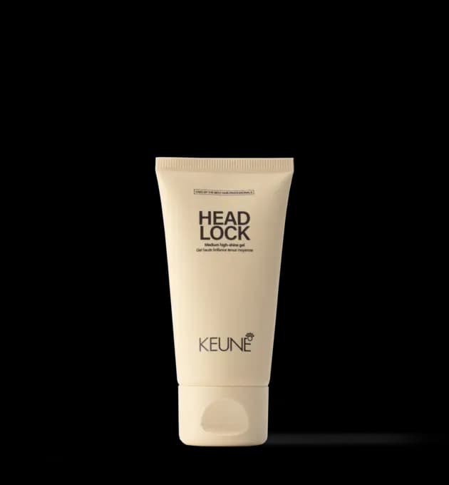 Keune Style Head Lock Medium High-Shine Gel 50ml – compact styling gel for flexible hold and glossy finish, available at Baileys Hairdressing