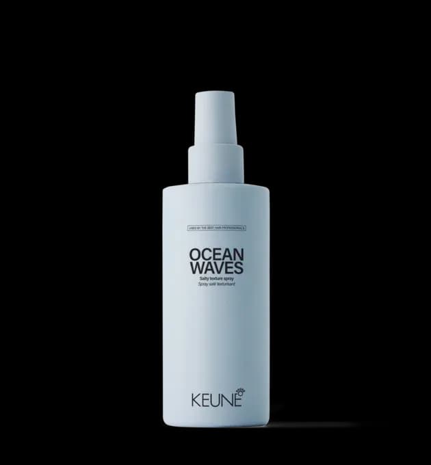 Keune Style Ocean Waves 200ml – salty texture spray for effortless beachy waves and natural volume, available at Baileys Hairdressing