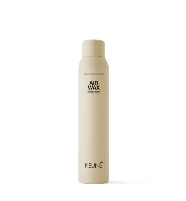 Keune Style Air Wax 200ml – lightweight spray wax for flexible hold and natural shine, available at Baileys Hairdressing