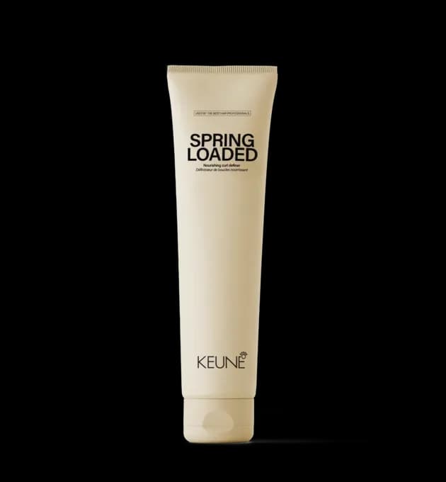 Keune Style Spring Loaded 150ml – curl-defining cream for soft, bouncy, nourished curls, available at Baileys Hairdressing
