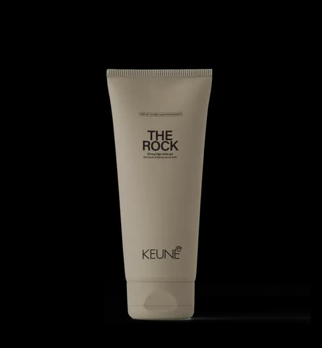 Keune Style The Rock 200ml – strong hold high-shine gel for structured styles, available at Baileys Hairdressing