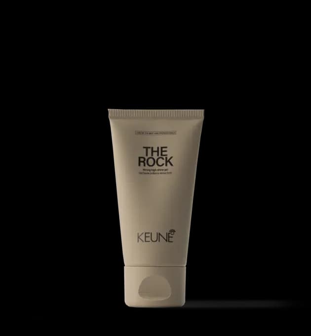 Keune Style The Rock 50ml – strong hold high-shine gel in a travel-friendly size, perfect for defined and structured looks